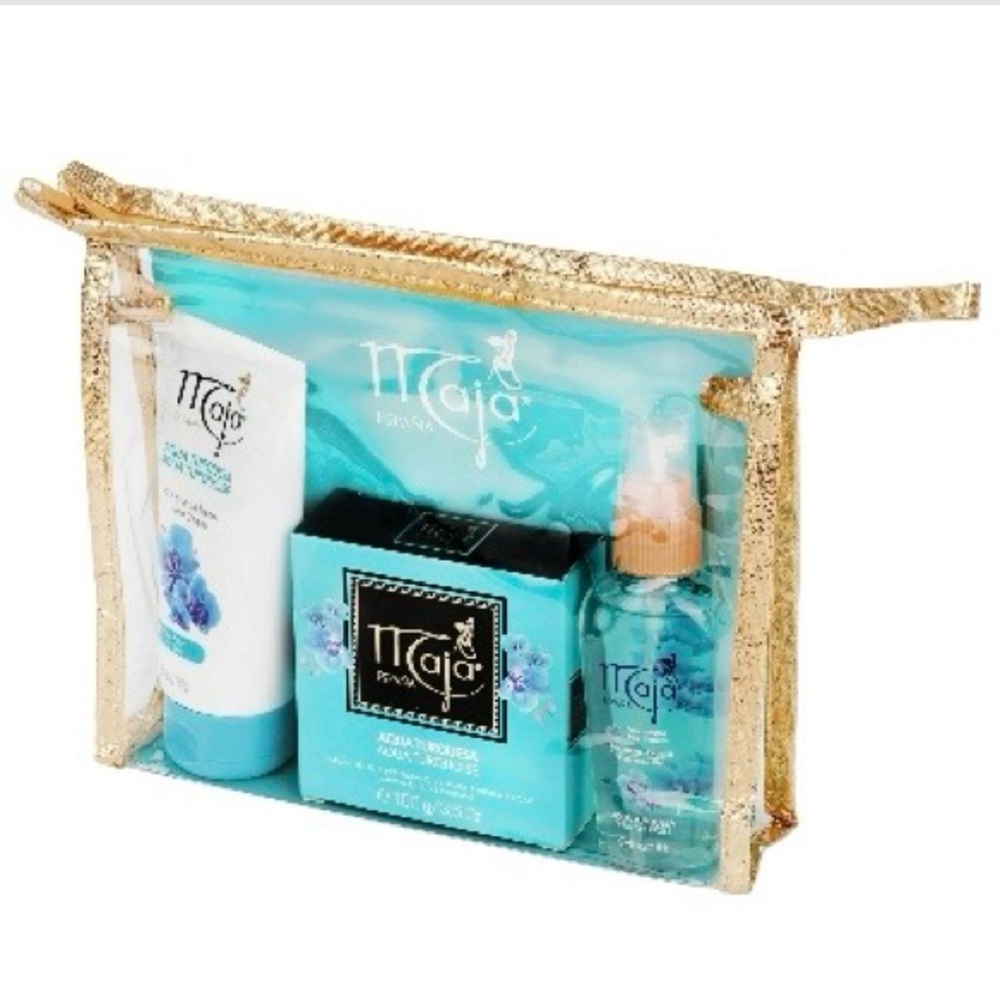 MAJA España Aqua Turquoise Scented Cream, Soap and Body Splash Beauty Gift Set